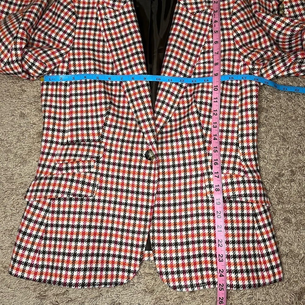 Talbot’s Classic Wool Shetland Blazer Size 12P - Picture 9 of 13